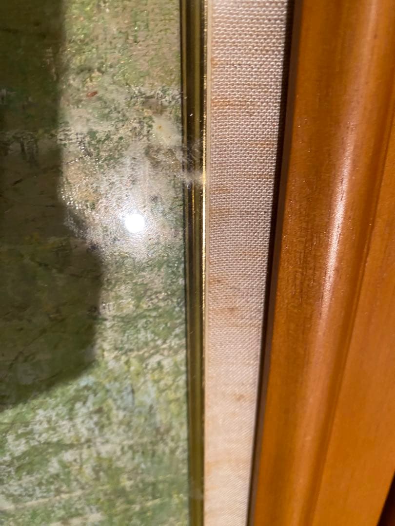 早瀬　遼　油彩　白樺林　絵画