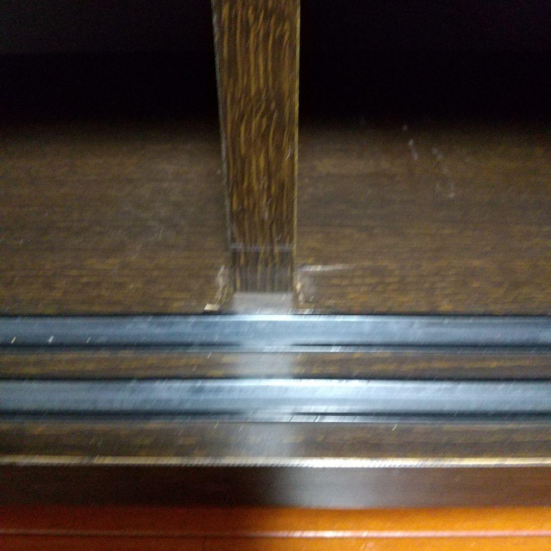 テレビ台 75型もOK 木製 ダークブラウン収納付き3月末頃迄の