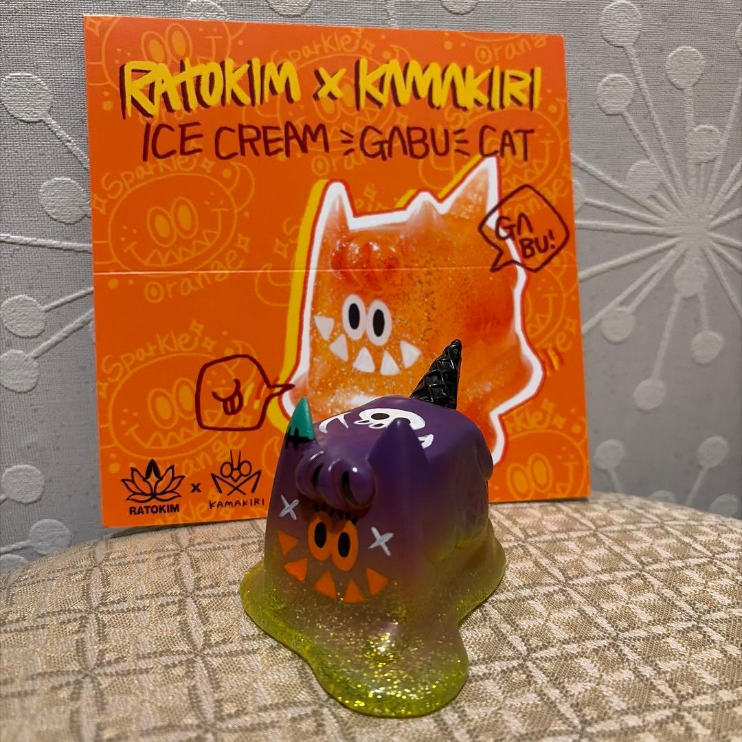 kamakiri ICE CREAM GABU CAT ソフビ