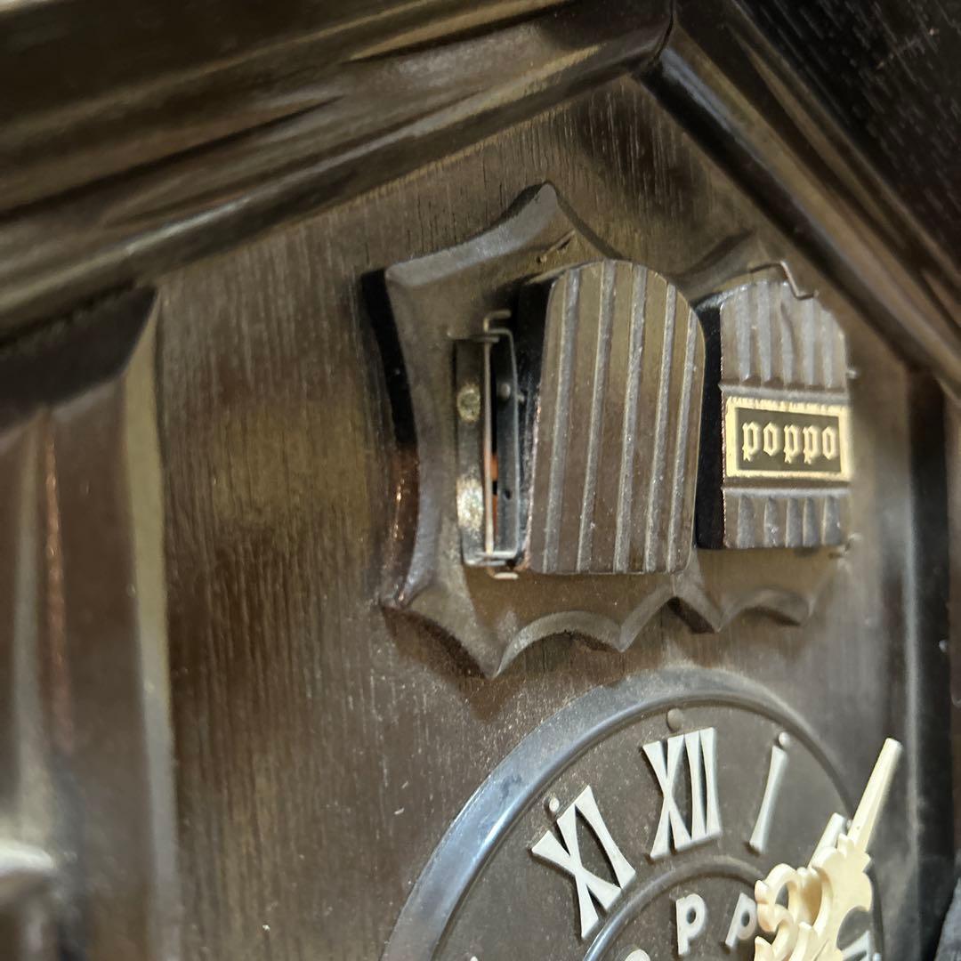 鳩時計　昭和レトロ　TEZUKA 錘　希少　レア