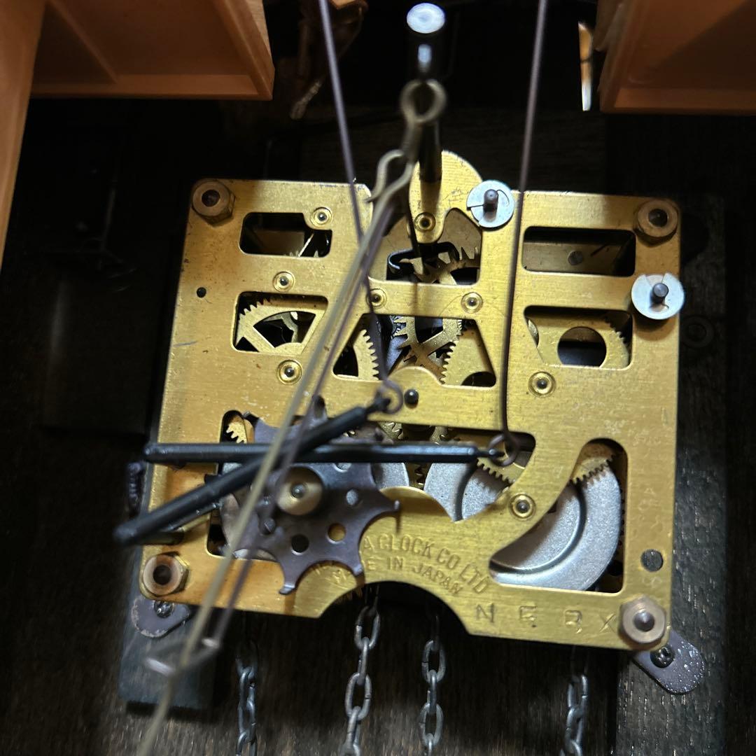 鳩時計　昭和レトロ　TEZUKA 錘　希少　レア