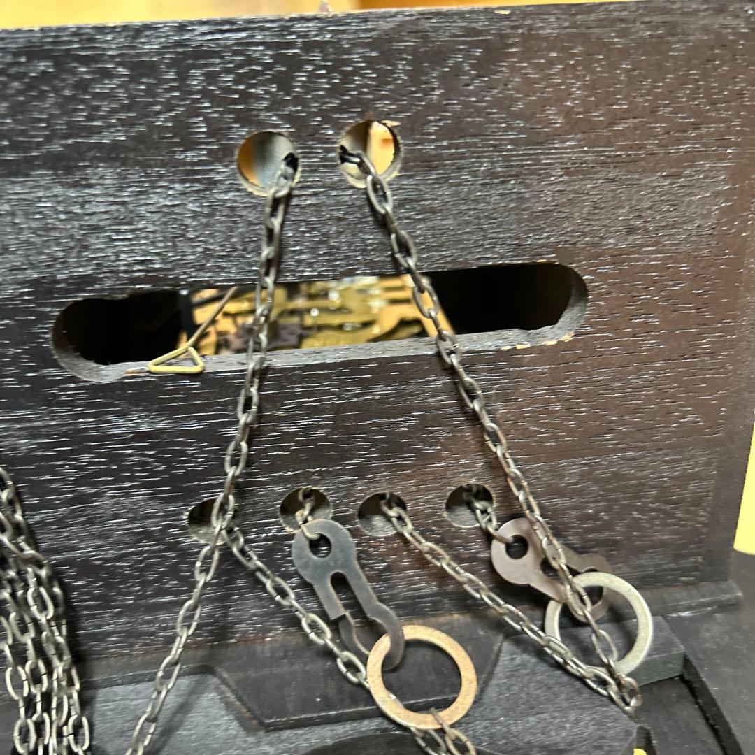 鳩時計　昭和レトロ　TEZUKA 錘　希少　レア