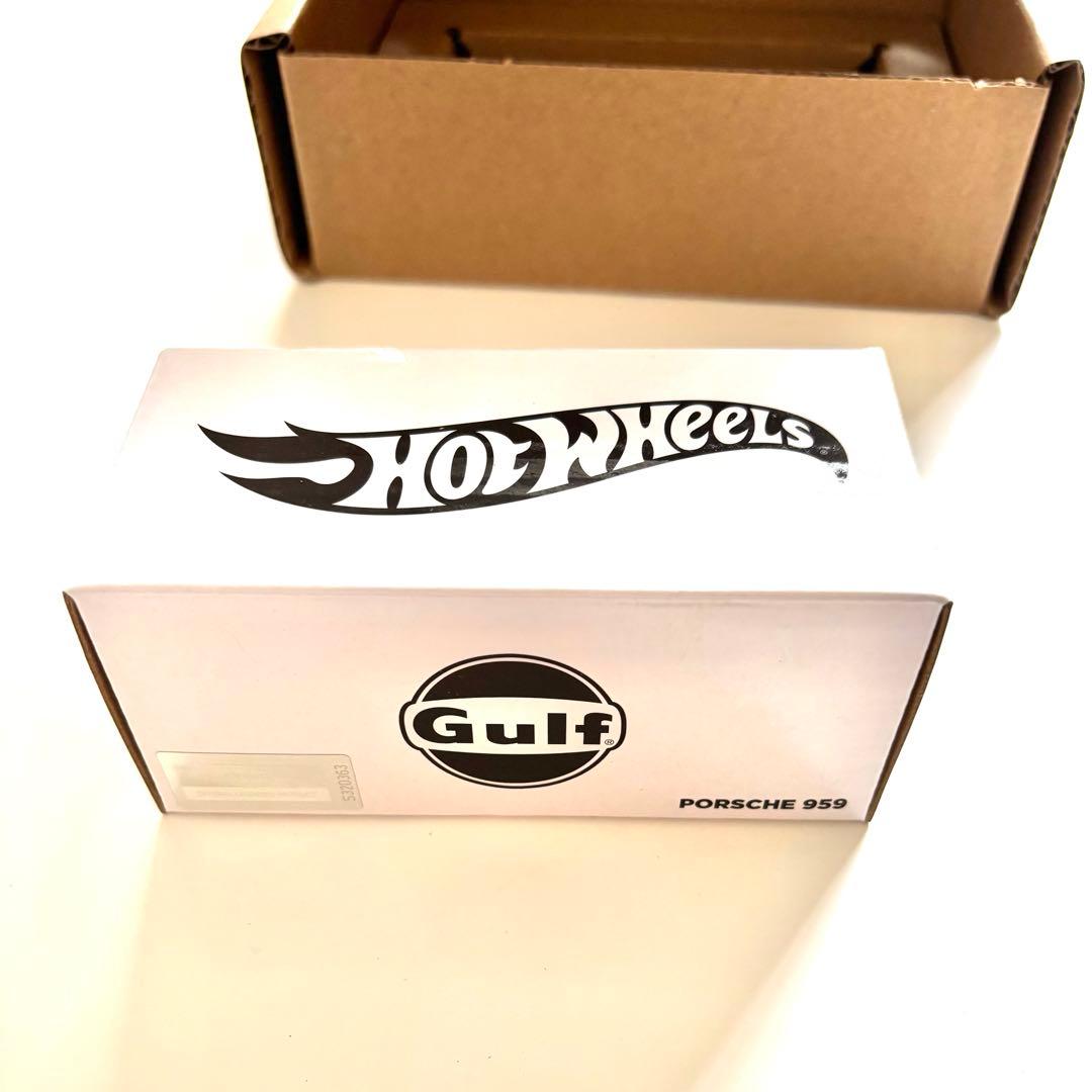 RLC限定　ホットウィール　1986 ポルシェ 959 (Gulf) ミニカー