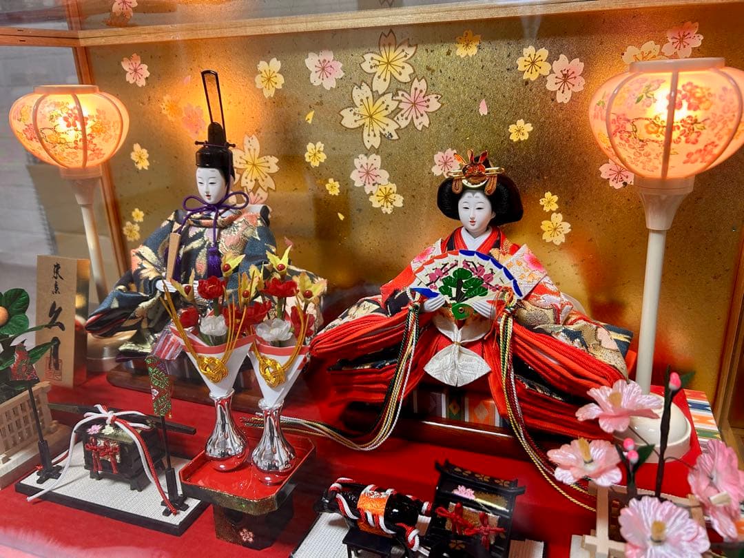 美品 人形の久月 雛人形