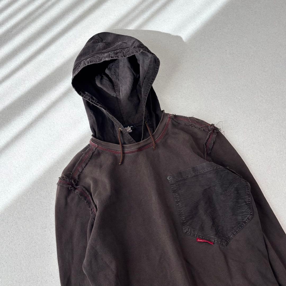 トップス Dolce&Gabbana Different Material Hooded