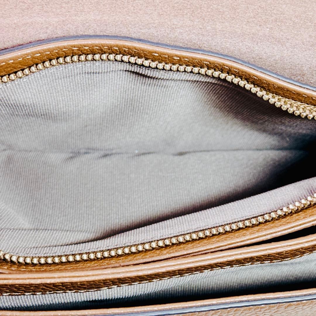 FURLA ダフネ トップハンドル ショルダー アーチロゴ 2way キャメル