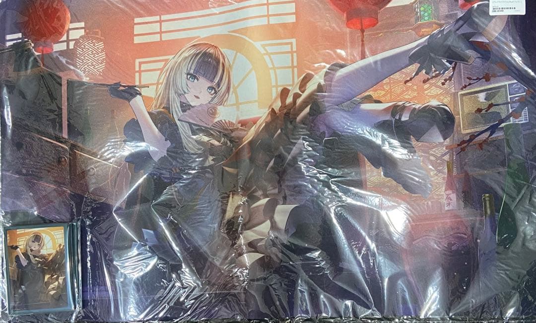 新品未開封 スリーブ プレイマット セット ホロライブ 儒烏風亭らでん