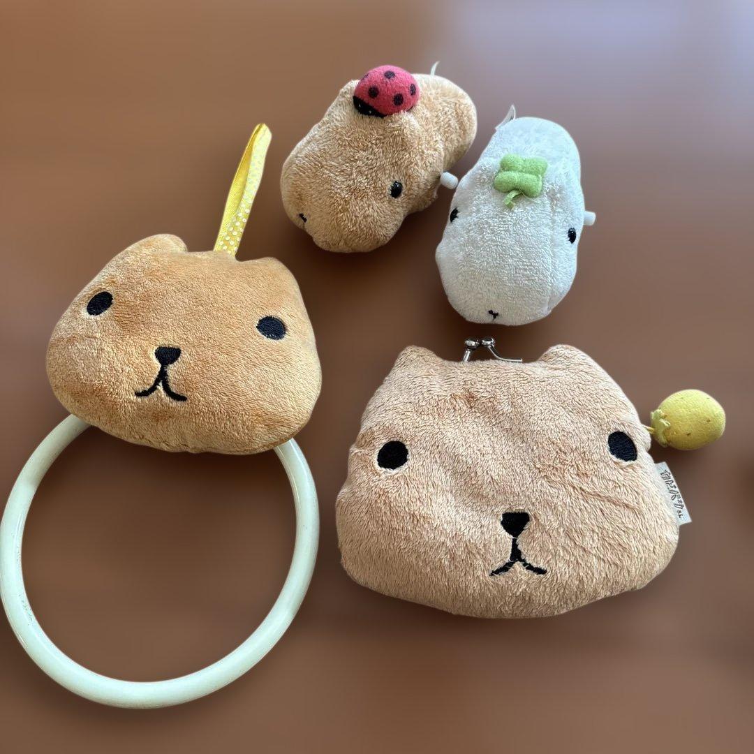 平成レトロ 初期 カピバラさん 財布 ぬいぐるみ タオルハンガー がま口
