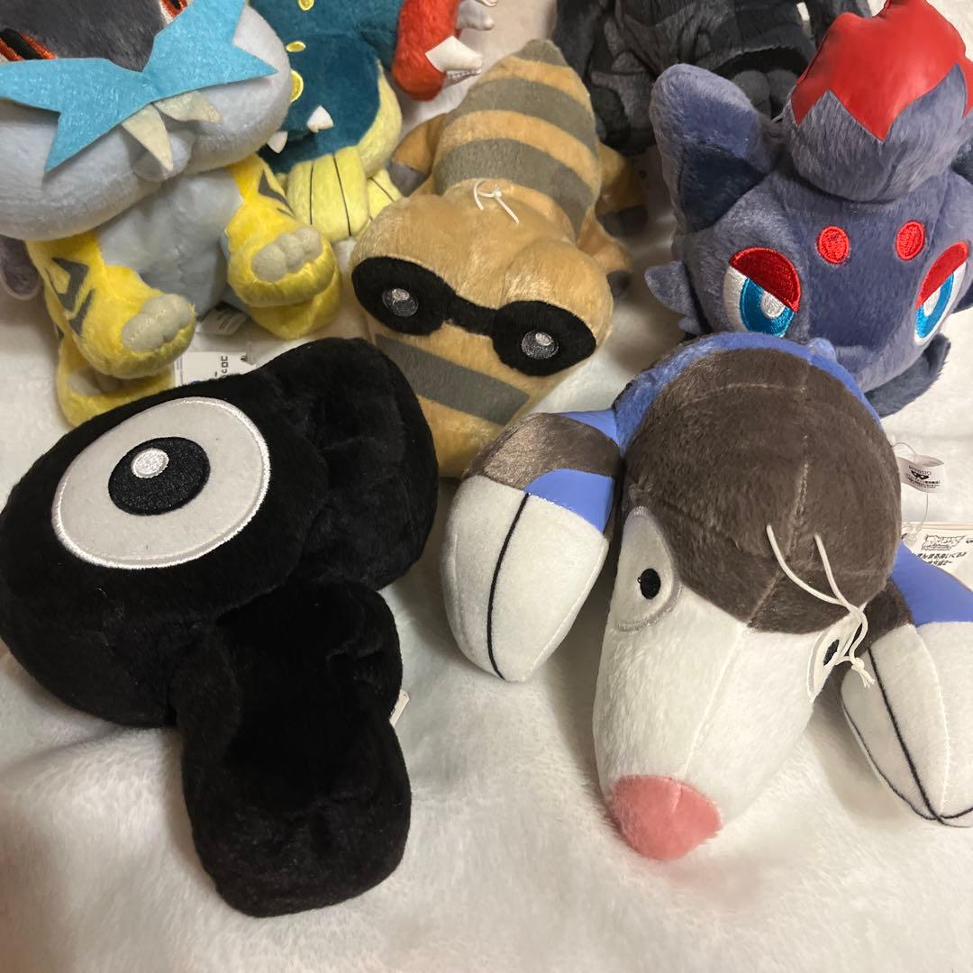 タグ付き美品 ポケモン コロっとまんまるぬいぐるみ まとめ売り