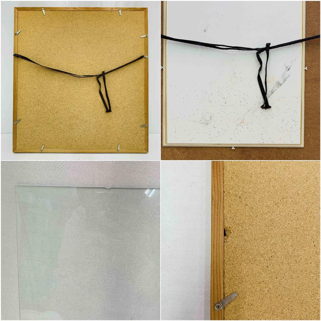 大相撲 手形 サイン 色紙 額装 元大関 琴風 記念色紙 落款あり ガラス