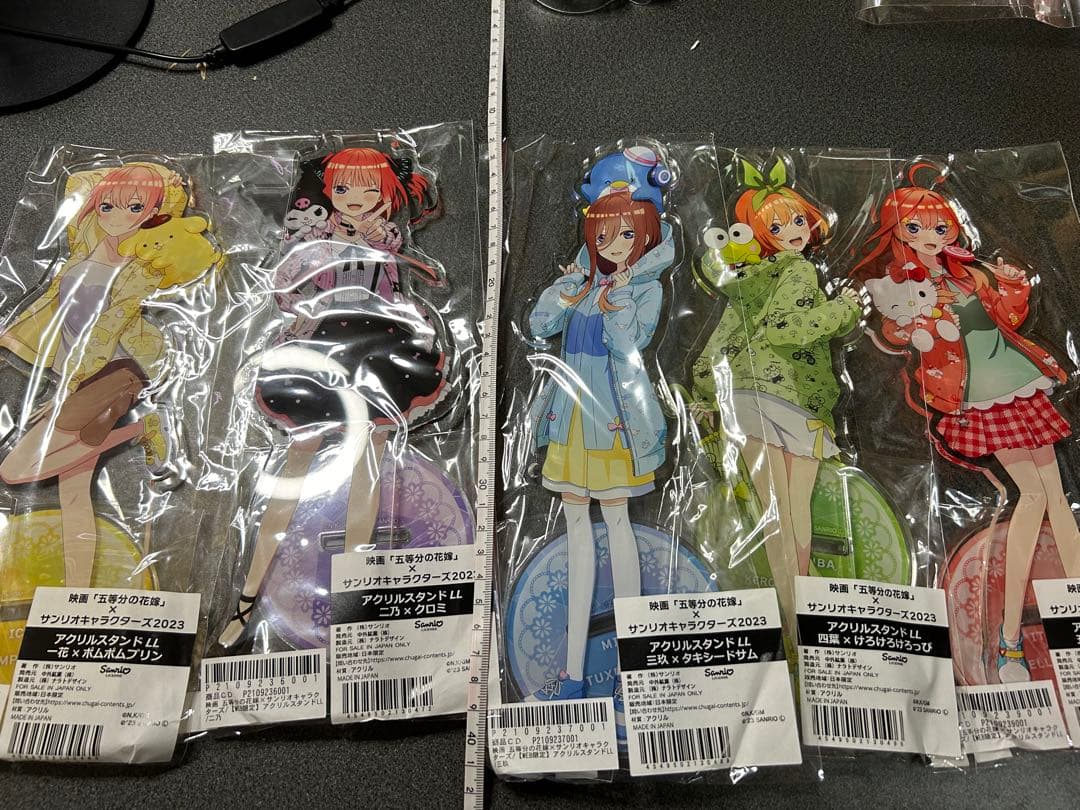 五等分の花嫁　アクリルスタンド　サンリオコラボ　全種セット 五等分の花嫁∬×Sanrio characters Limited shop 2022』が開催！五つ子