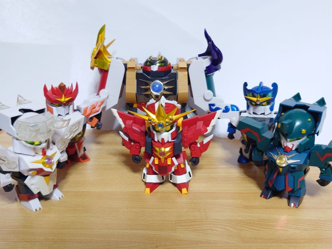 元祖SDガンダムワールド エルガイヤー 機甲神5体セット 元祖SDガンダム