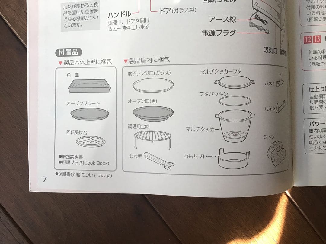 SHARP RE-B4 センサーオーブンレンジ 付属品セット - メルカリ