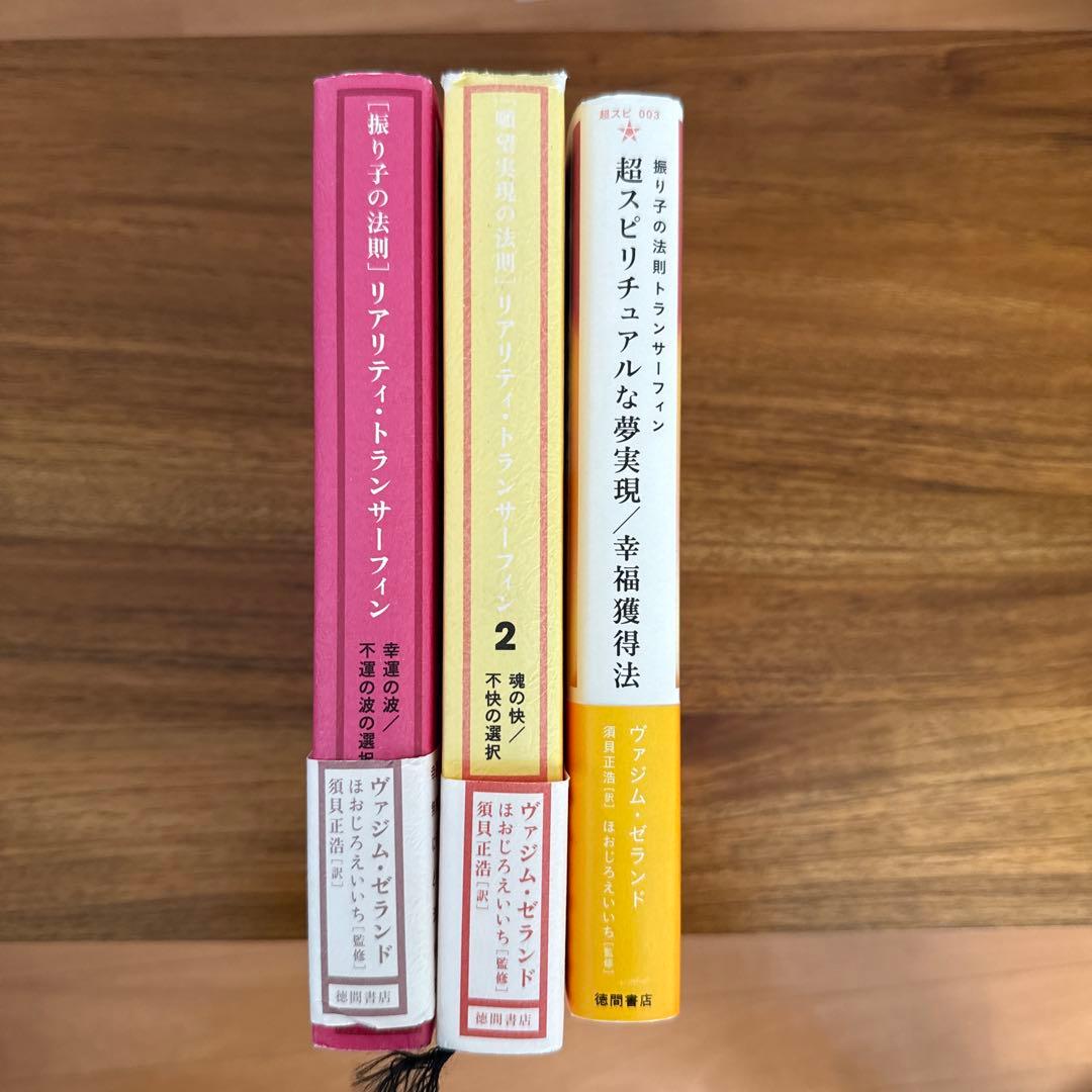 絶版本】リアリティ・トランサーフィン/振り子の法則3冊セット（書込み