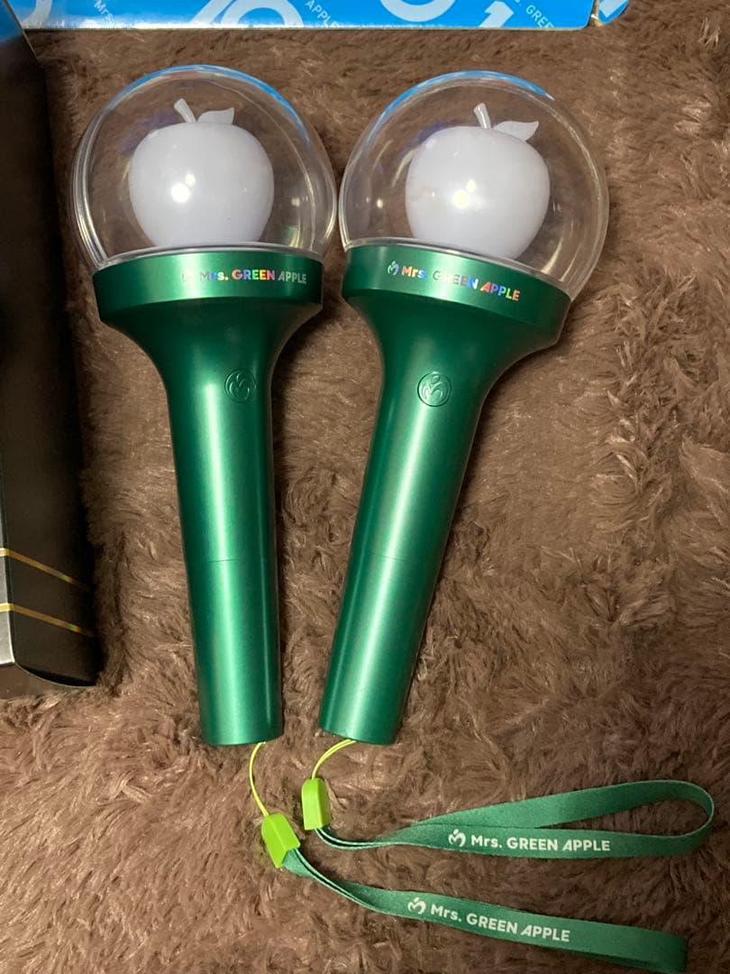 即日発送　Mrs. GREEN APPLEペンライト2本セットCD10他