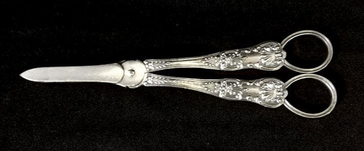 ★アンティーク 銀器 鋏 ハサミ シルバー