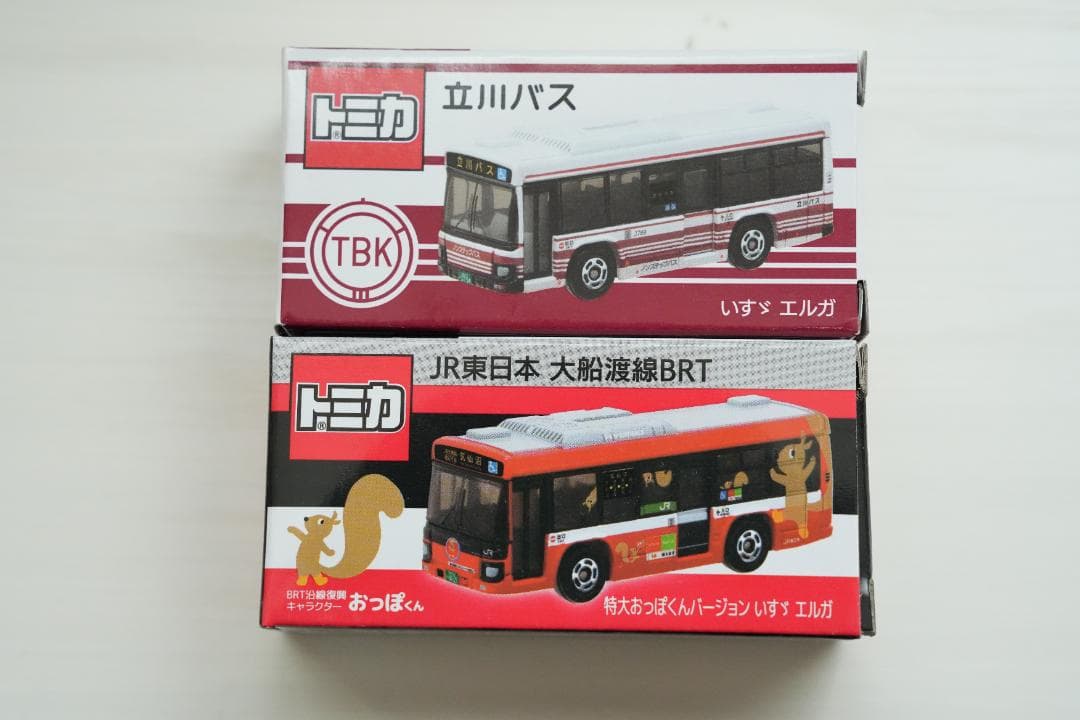 【オリジナルトミカ】江ノ電バス 立川バス JR東日本 大船渡線BRT