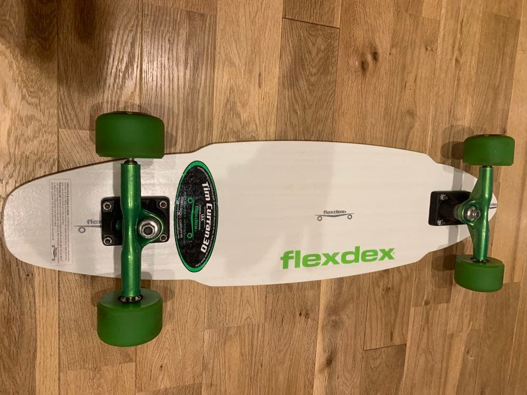 flexdex スケートボード コンプリート ホワイト/グリーン