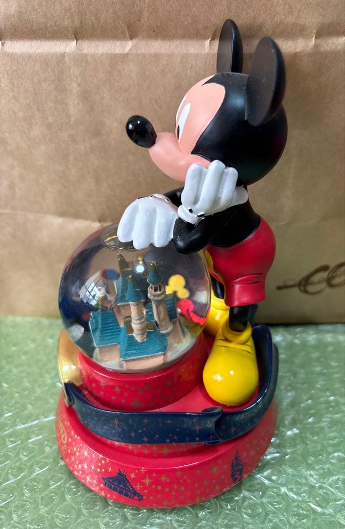 オルゴール ミッキー ディズニーランドパリ ミッキーマウスマーチ スノードーム