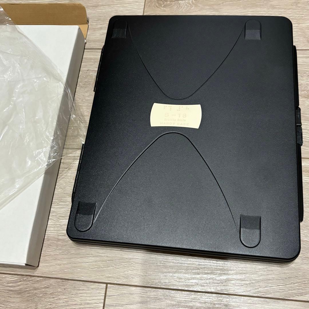 新品　日本盲人用具開発センター　点字機　ニモカ　標準型点字板 S-18型　点字器