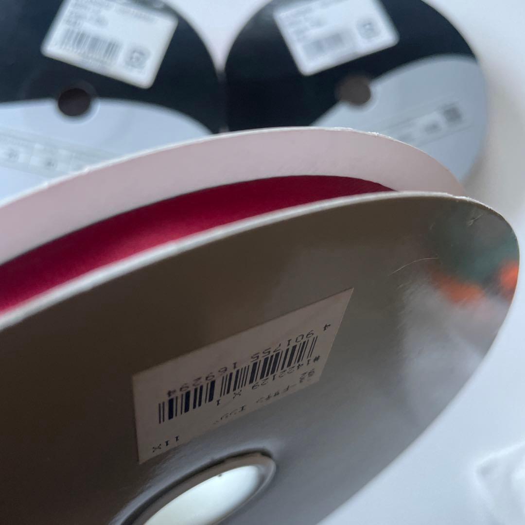 3万円相当！】サテンリボン レッド ボルドー 新品含む 6巻セット