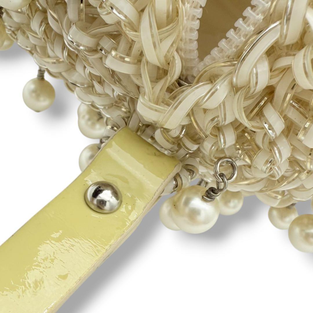 【レア品】アンテプリマ　パール　ワイヤーバッグ パーティーバッグ　ハンドバッグ