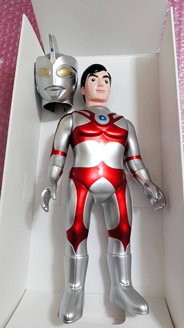 27cm ウルトラマン エース　ソフビ メタリックバージョン