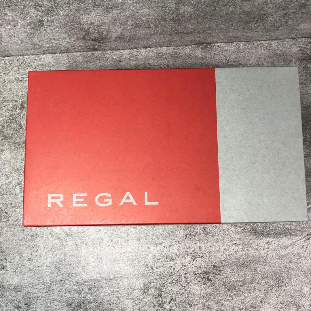 【極美品】リーガル 35HR 幅広25cm 3E 防水 ストレートチップ 黒