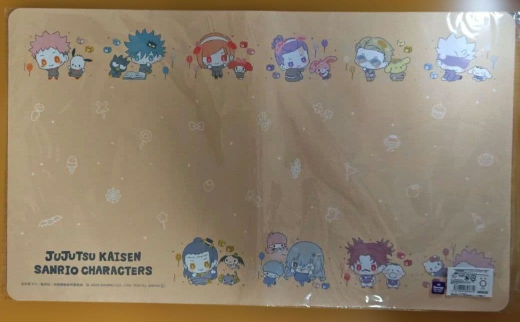 呪術廻戦×サンリオキャラクターズ 集合 マルチデスクマット　ラバーマット