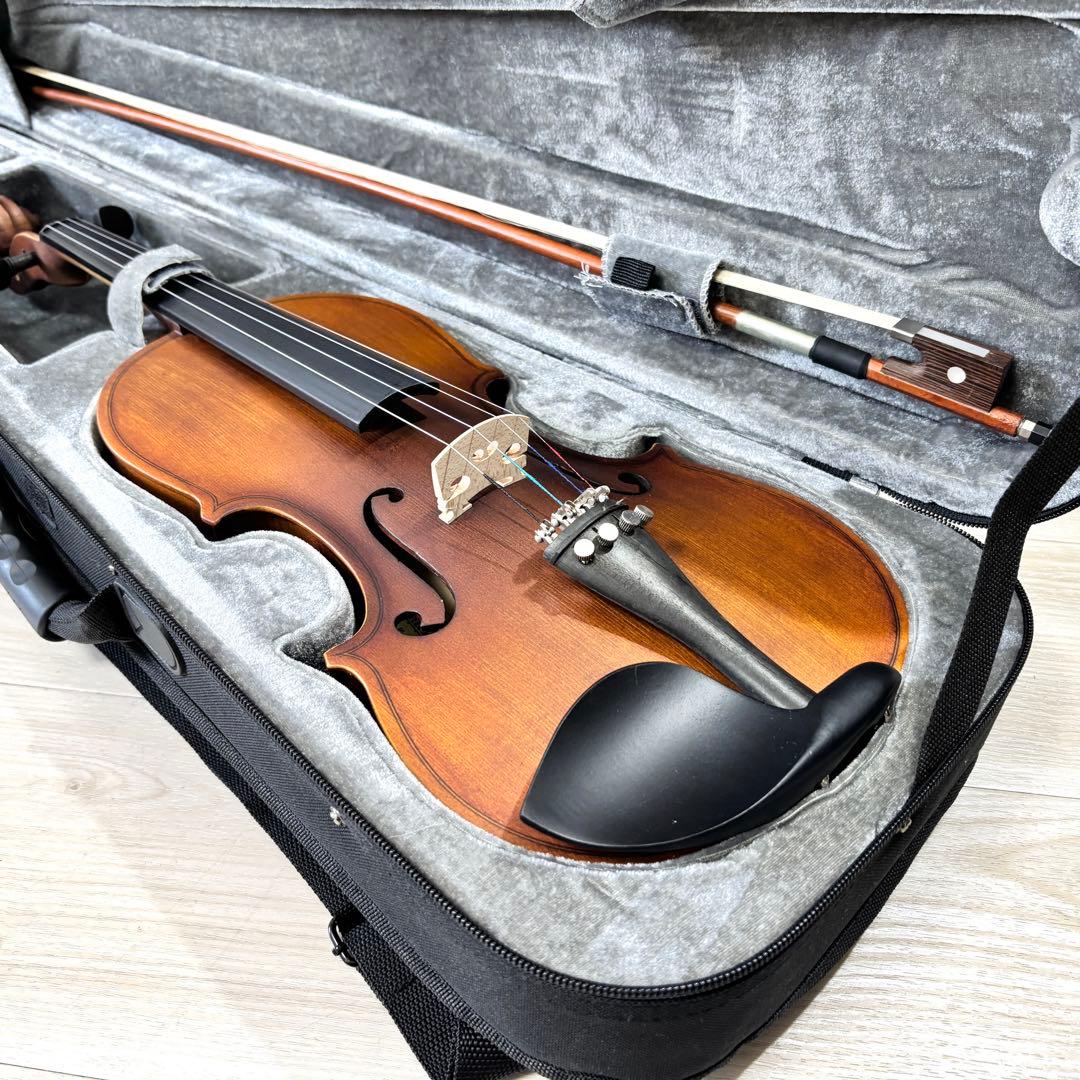 ミッキーマウスデザイン 電子バイオリン本体とケース