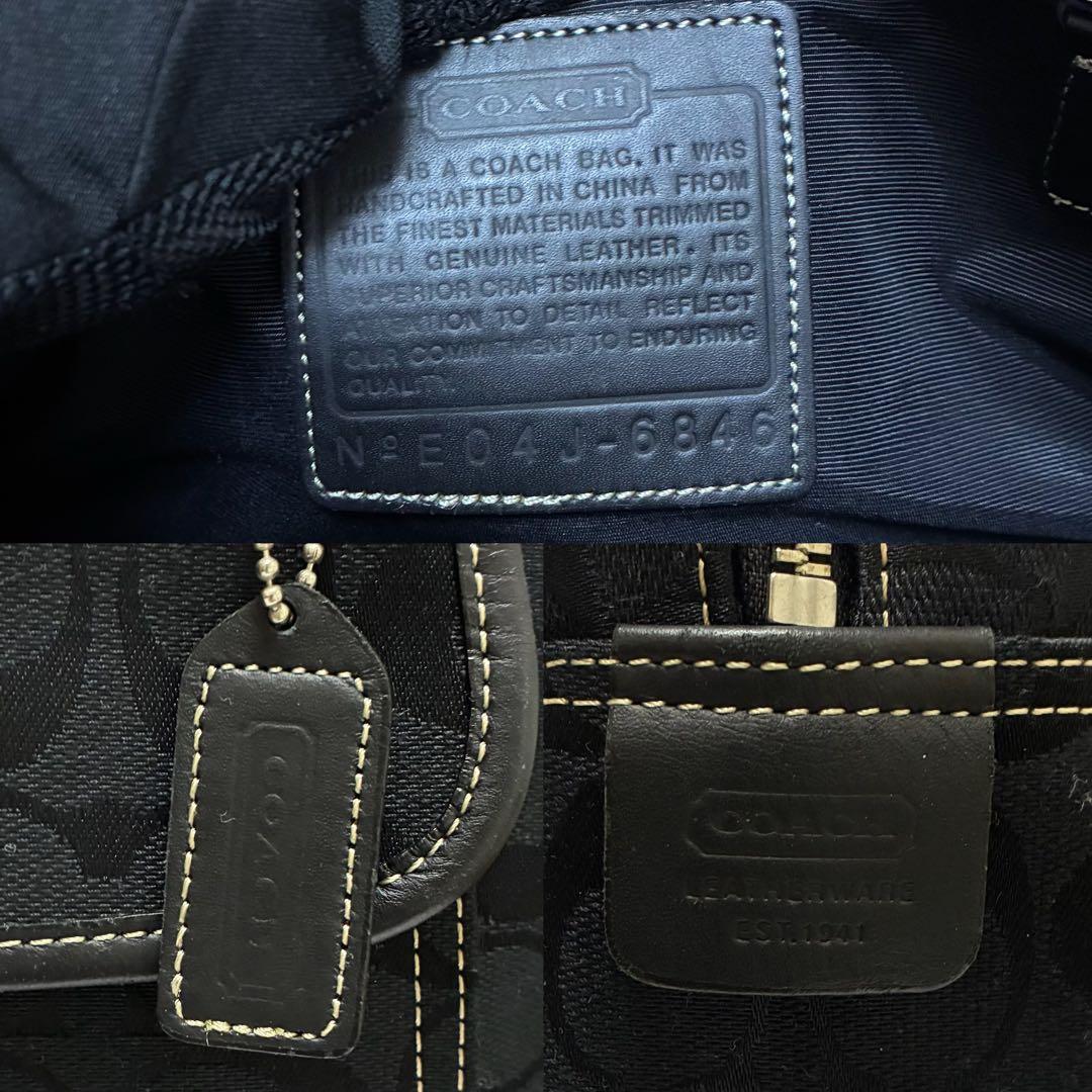 バッグ COACH mini boston bag shoulder Signature