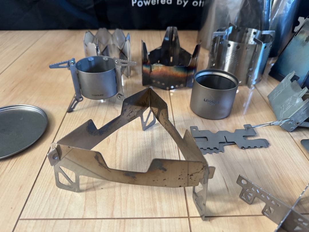 アルコールストーブ・五徳・風防