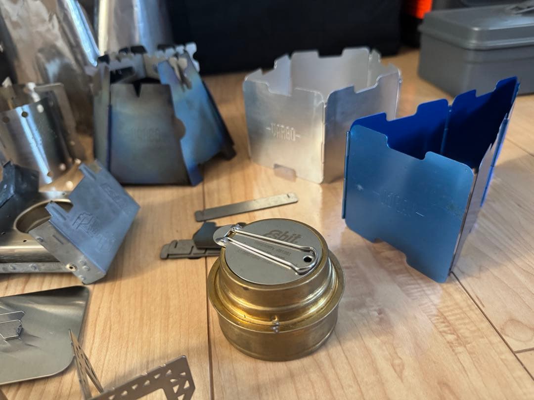 アルコールストーブ・五徳・風防