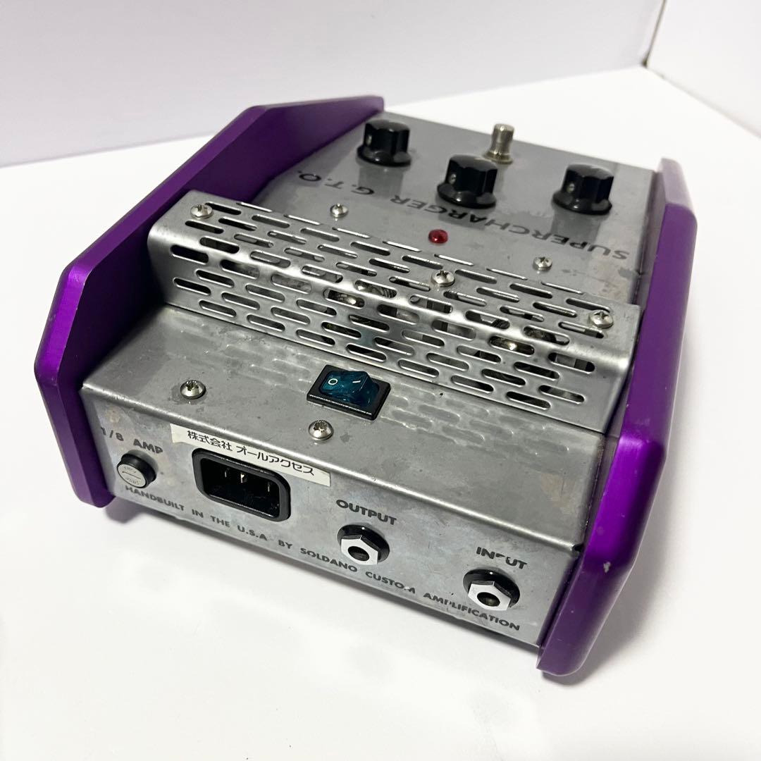 SOLDANO SUPERCHARGER G.T.O. 真空管オーバードライブ