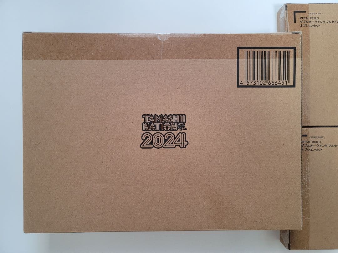 メタルビルド ダブルオークアンタフルセイバー+オプション×2