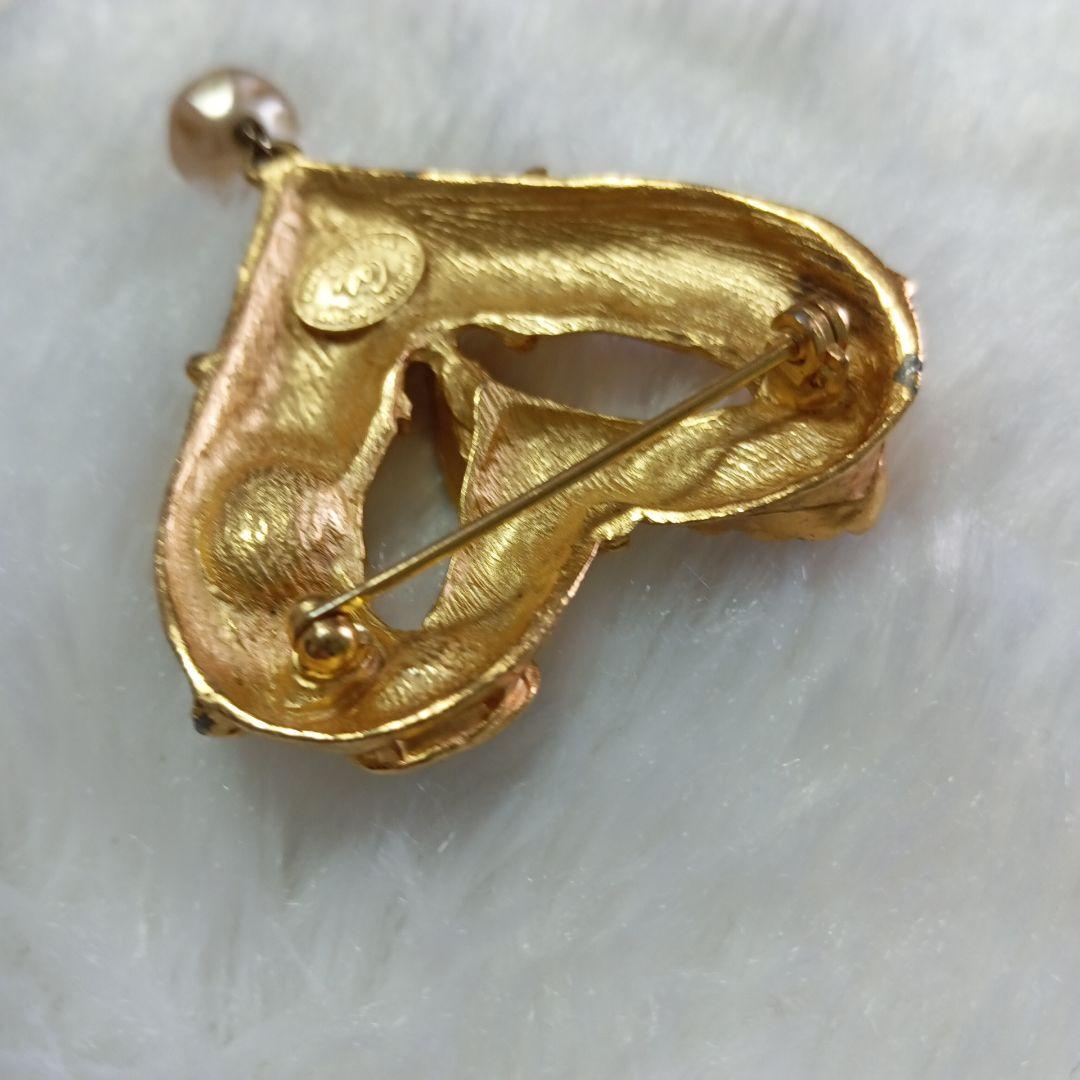 希少☆Christian Lacroix ラクロワ ヴィンテージ ブローチ 希少