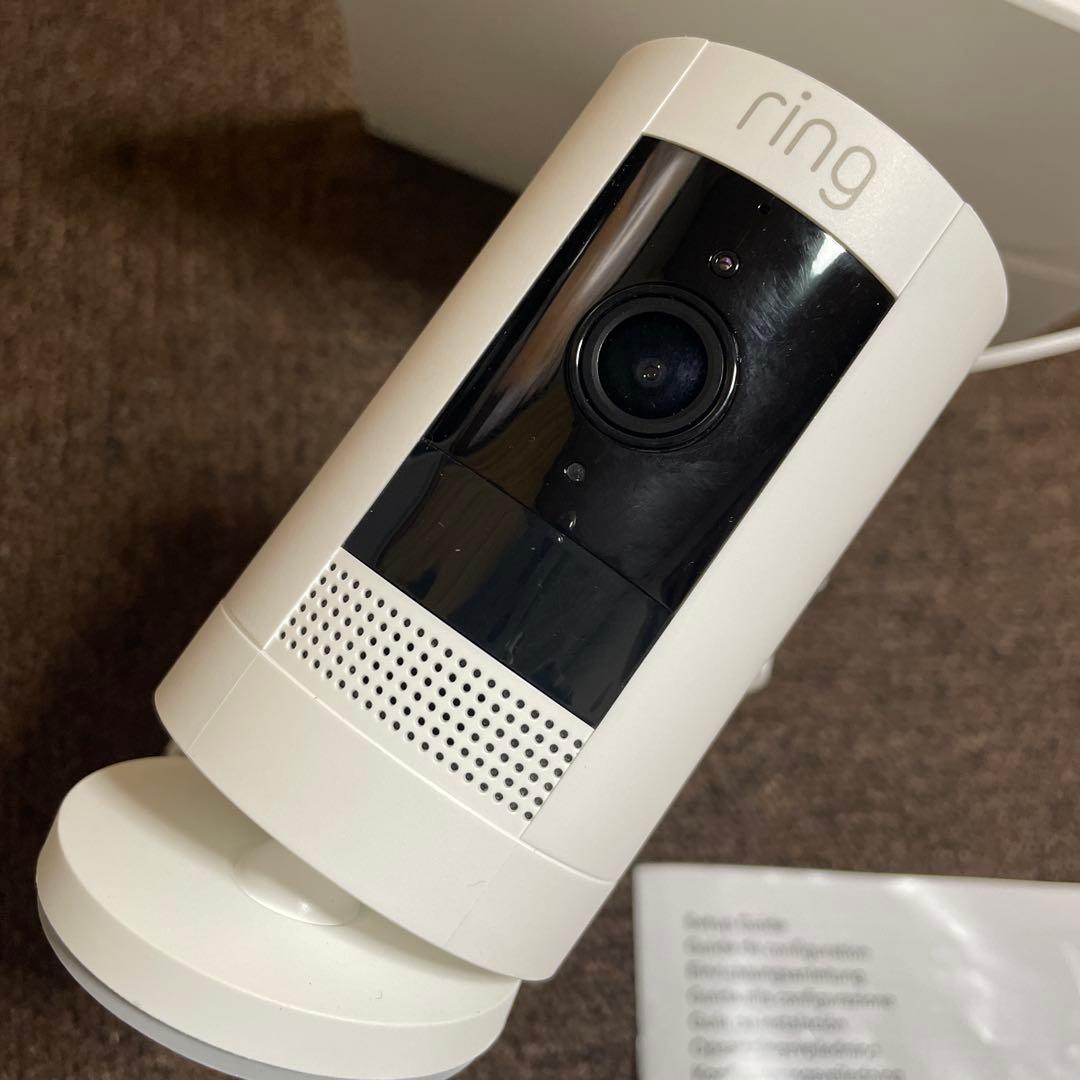 Ring 屋外用センサーライト付セキュリティカメラ+バッテリー+ソーラー