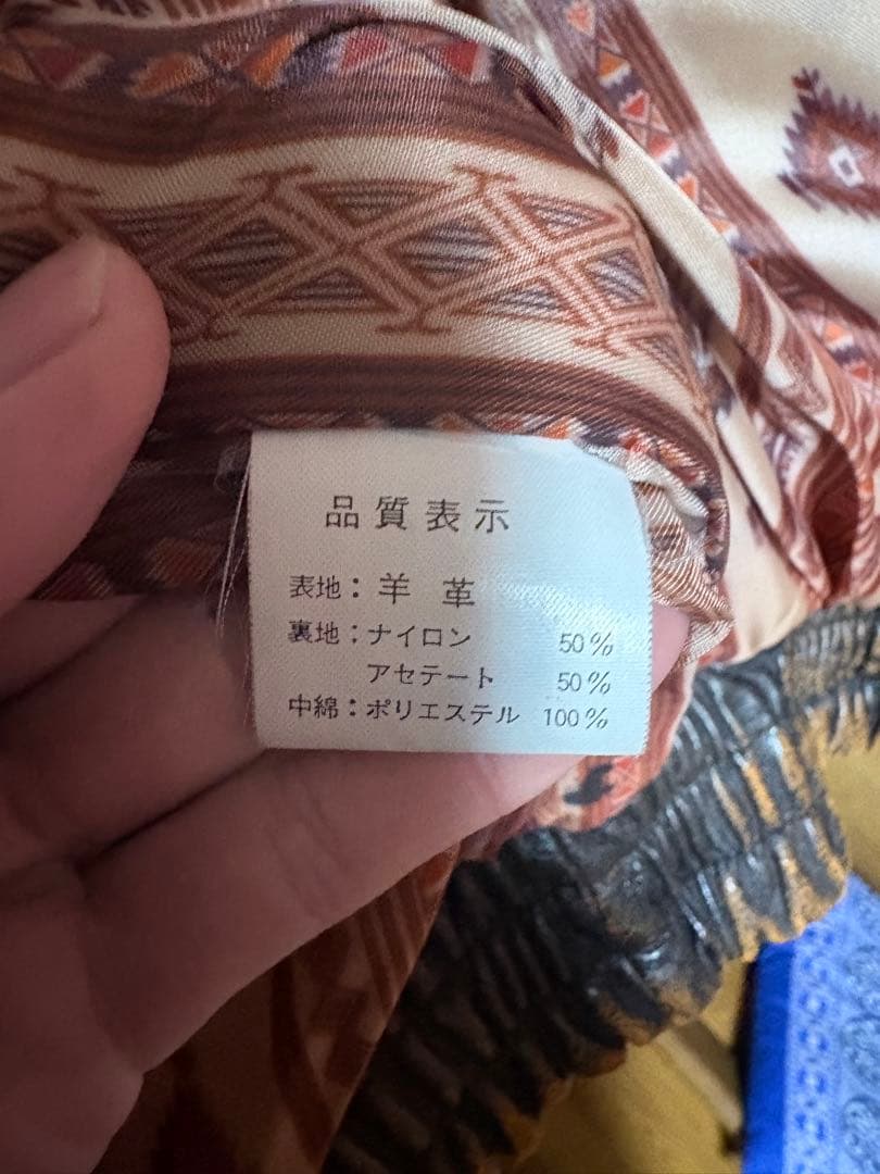 雰囲気抜群‼️羊本革短丈ライダースジャケット 革ジャン レザージャケット