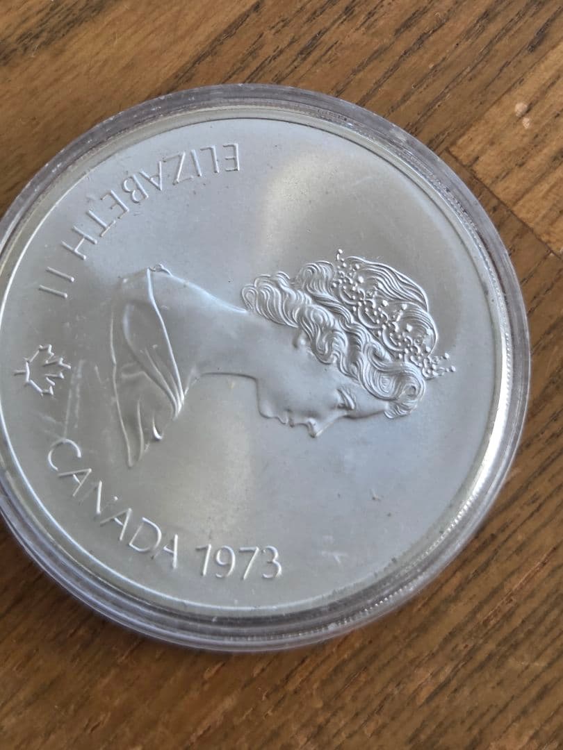 カナダ連邦 モントリオールオリンピック 記念10ドル銀貨 1976 - メルカリ