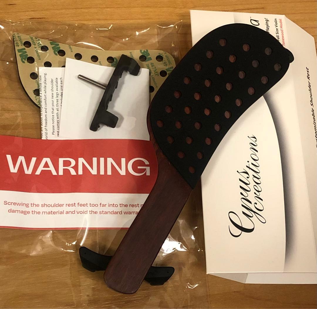 ひなまま様専用 Performa 4/4バイオリン用肩当て(箱、付属品あり)
