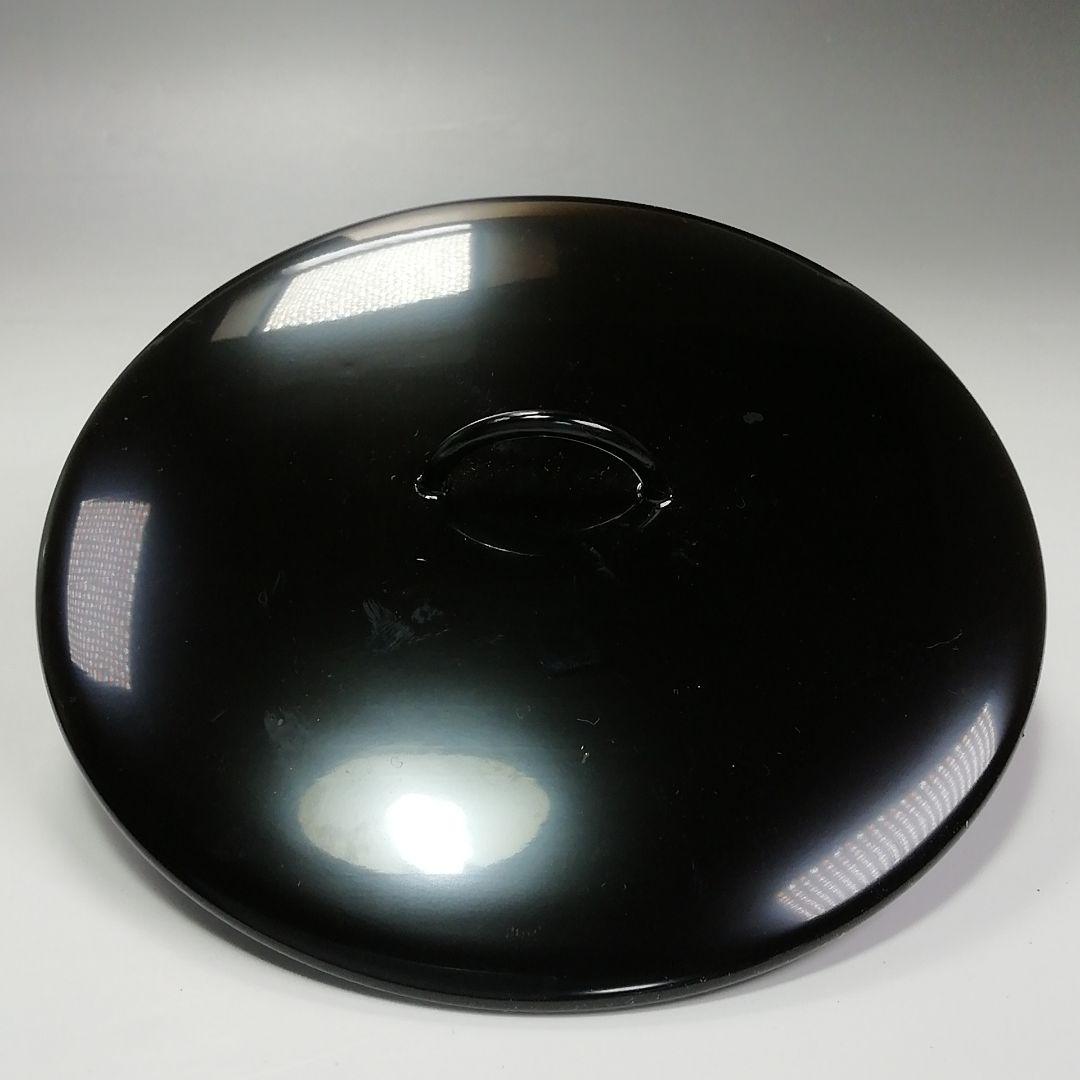 Ｓ３７３　水指　『廣州窯』『花草紋』『塗蓋』　共箱　茶道具