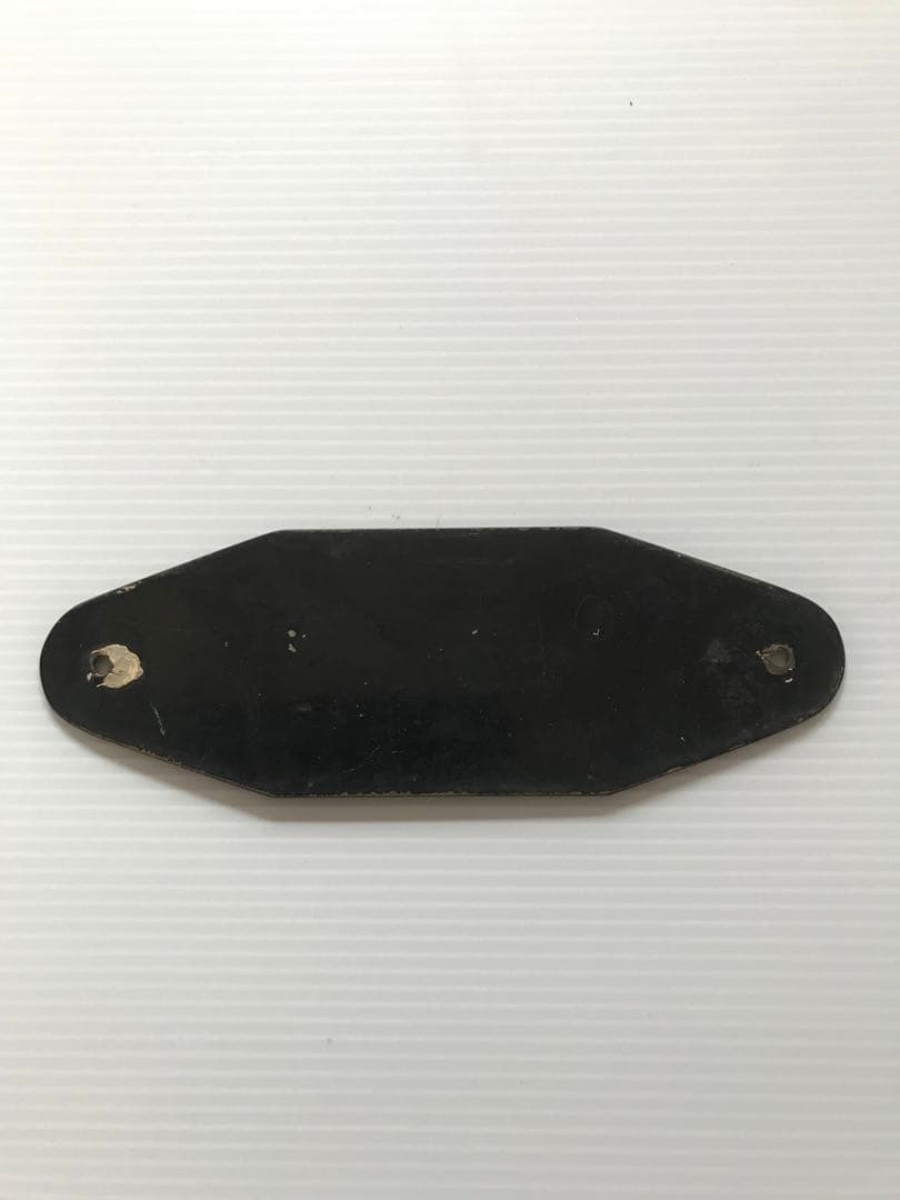 車内銘板　更新修繕　小倉工場　昭和34ねん　金属