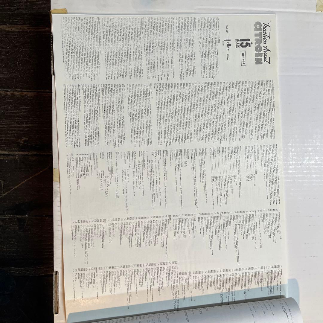 シトロエン15 Six\"トラクシオン　アヴァン\" 1/24 プラモデル