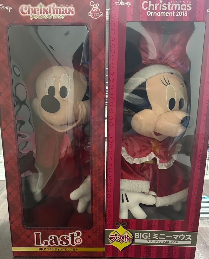 ディズニー クリスマスオーナメントくじ ラストワン賞 ミッキーとミニー