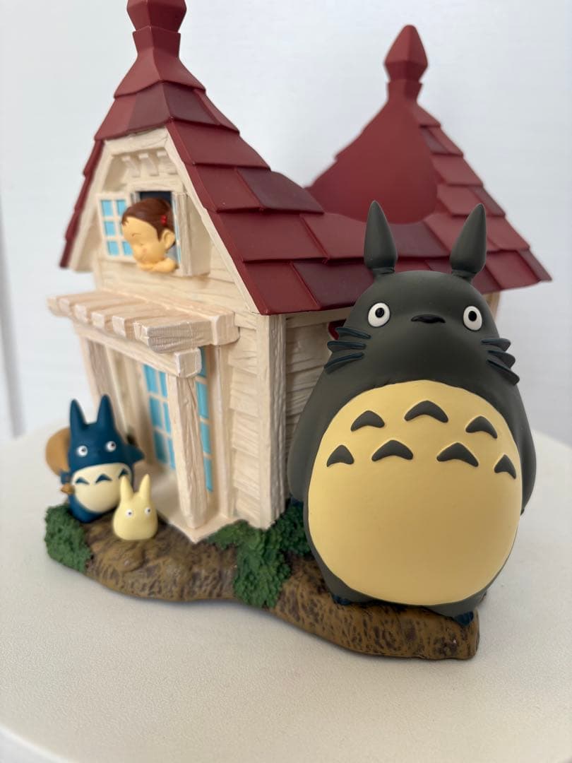 【美品】みんなの草壁家　となりのトトロ　ジオラマボックス(造花セット) ジブリ