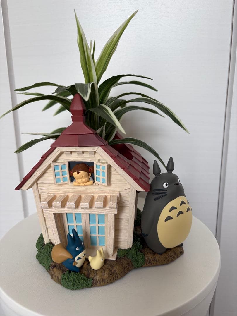 【美品】みんなの草壁家　となりのトトロ　ジオラマボックス(造花セット) ジブリ