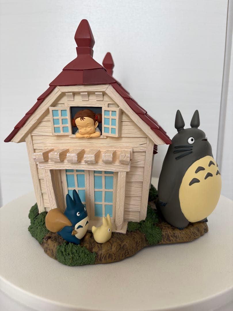 【美品】みんなの草壁家　となりのトトロ　ジオラマボックス(造花セット) ジブリ