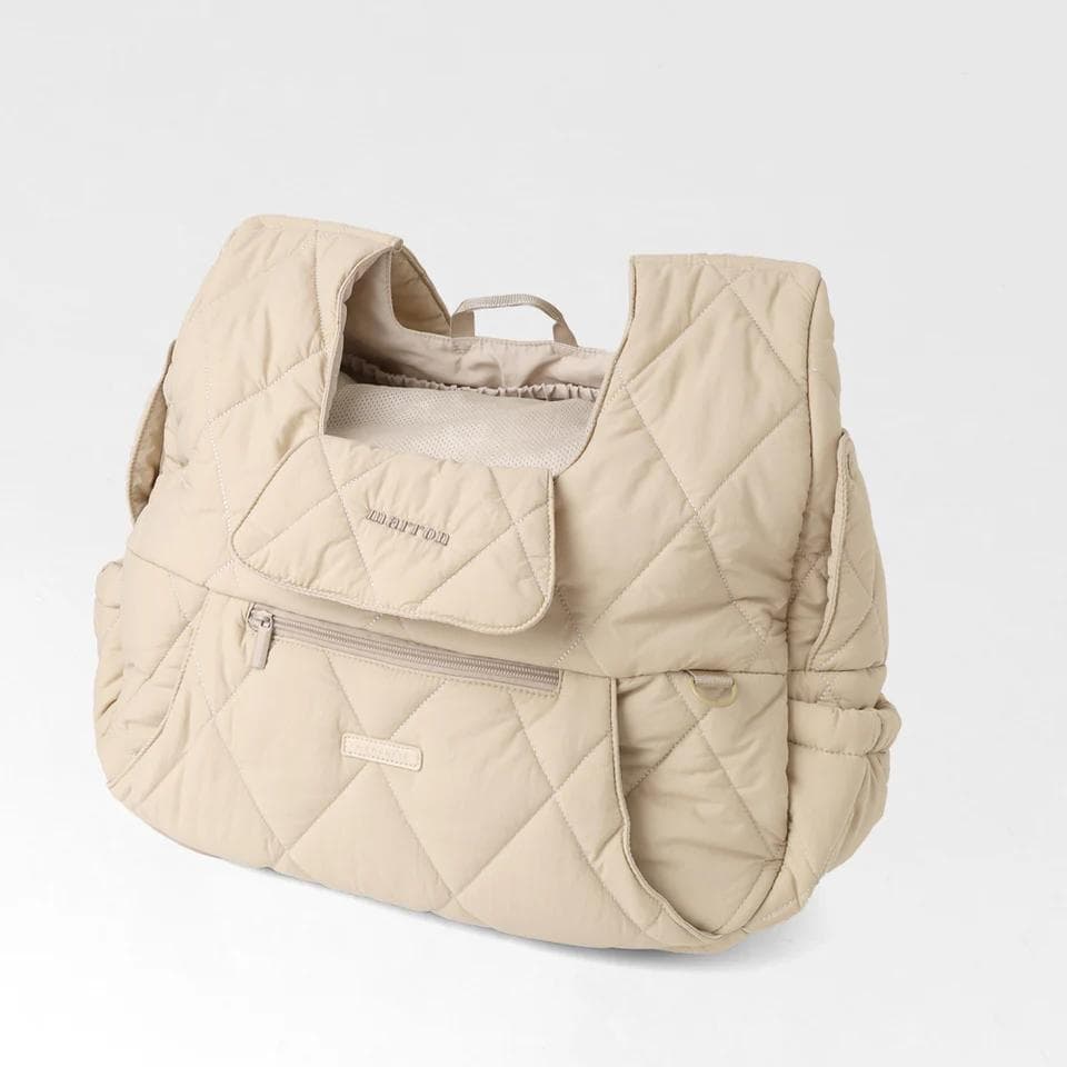 キルティングメッシュ付きフロントリュック キルティングメッシュ付きフロントリュック【名入れ刺繍対応】 – moncheri