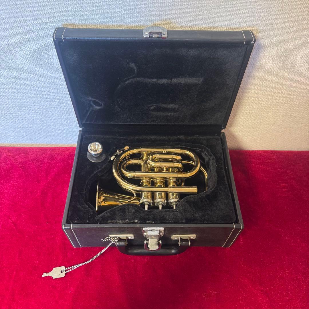 J.Michael ジェーマイケル ポケットトランペット 金管楽器 音出し確認済