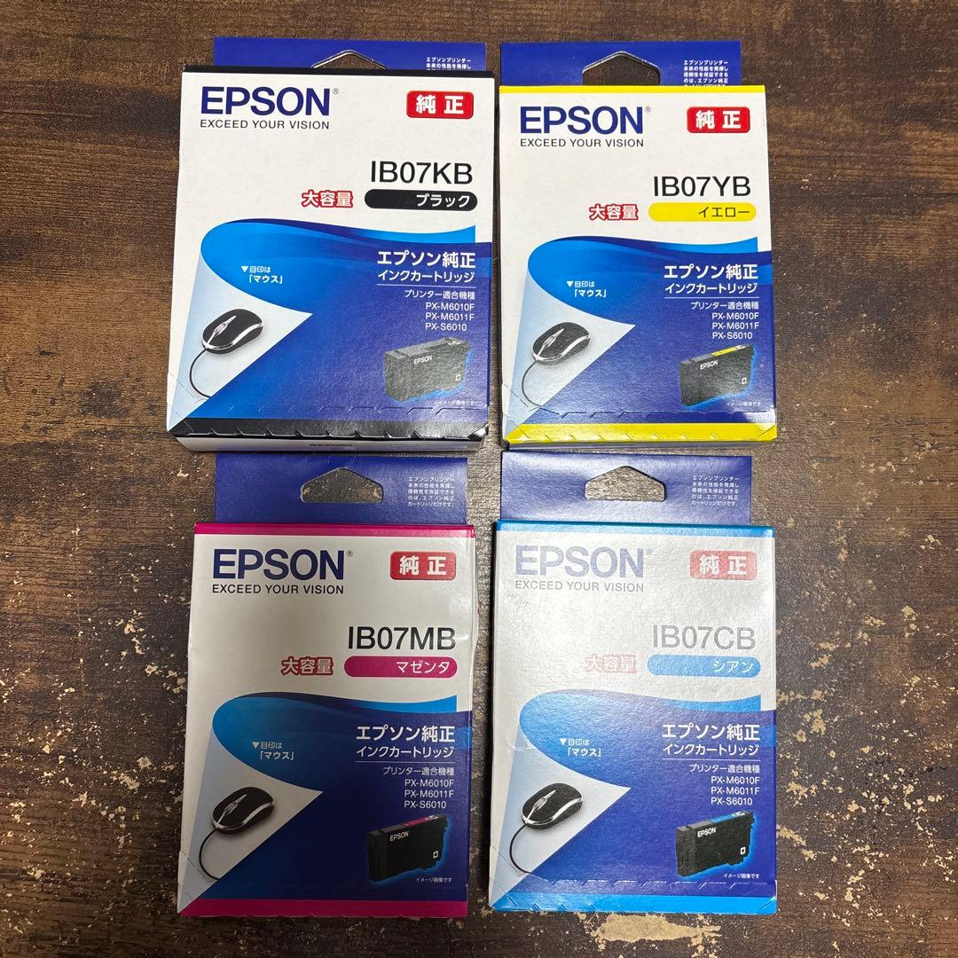 EPSON 純正インクカートリッジ 4色セット